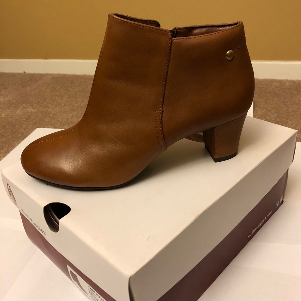 Hush Puppies Corie Ankle Boots 8W Wide